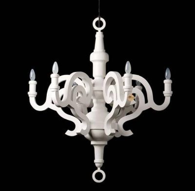 White Paper Chandelier by Moooi