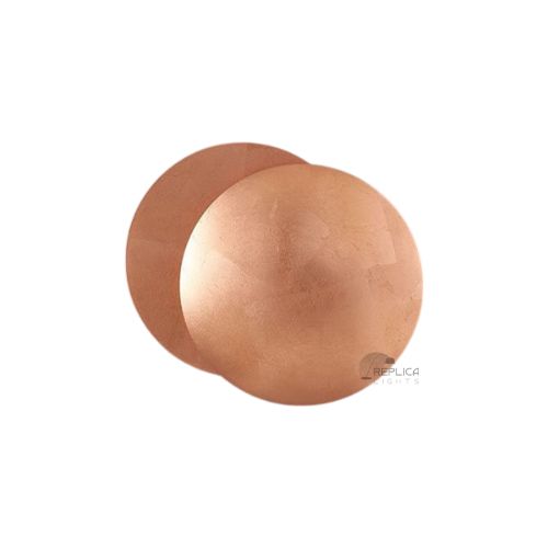 Sea Shell Rose Gold Two Disc Wall Sconce - Image 2