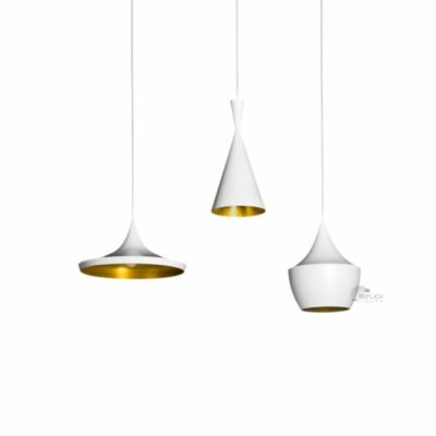 Replica Beat Shade Wide White Pendant Light by Tom Dixon - Image 2