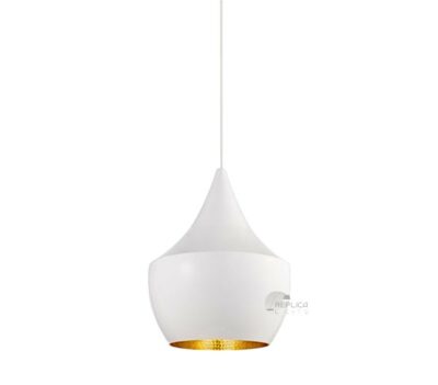 Replica Beat Shade Fat White Pendant Light by Tom Dixon
