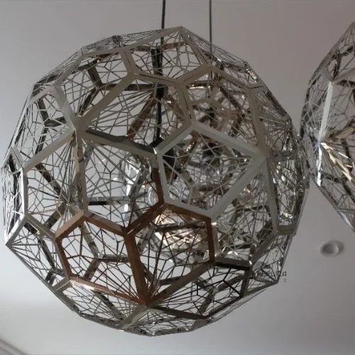 Etch Web Platinum Pendant Light