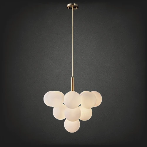 Opal White Vine 13 Pendant Chandelier