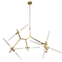 gold autumn 10 light pendant luxury chandelier
