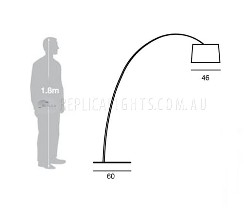 Replica Black Arc Twiggy Floor Lamp by Marc Sadler for Foscarini - Image 3