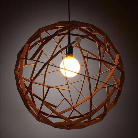Replica Tuukka Halonen Havas Wooden Pendant Light - Image 3