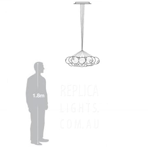Replica Bocci 28.19 Cluster Pendant Chandelier Light - Image 4