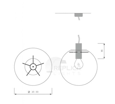 Replica Classicon Selene Glass Pendant Light by Sandra Lindner - Image 4