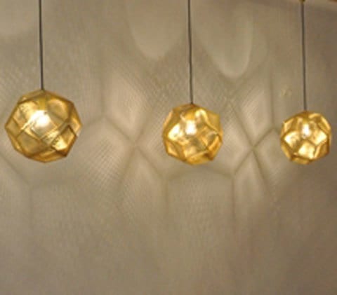 Replica Etch Shade Gold Pendant Light by Tom Dixon - Image 2
