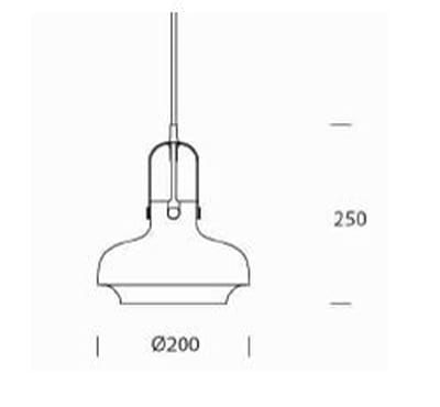 Replica Space Copenhagen Black Pendant Light SC6 for &tradition - Image 4