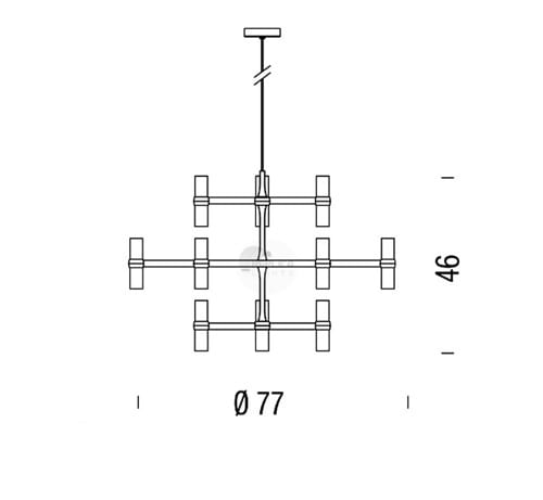 Replica Nemo Crown Minor White Chandelier Pendant - Image 2