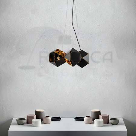Replica Multi Cluster Welles 3 Light Pendant Chandelier - Image 2