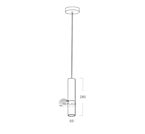 Replica Delightfull IKE 1 Light Suspension Light - Image 2