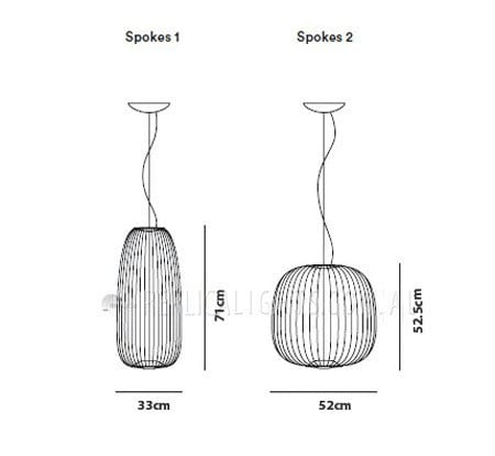 Spokes Pendant Light by Foscarini