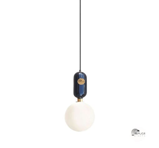 Parachilna Aballs Black Pendant Lamp by Jaime Hayon