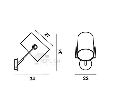 Replica Diesel Fork Wall Lamp By Foscarini - Image 2