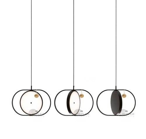 Replica Reversible Black KUU Lunar Pendant Light - Image 3