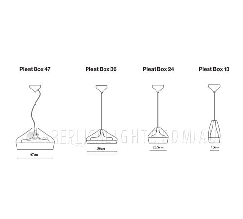 Replica Marset Pleat Box 24 White Ceramic Pendant Light - Image 3