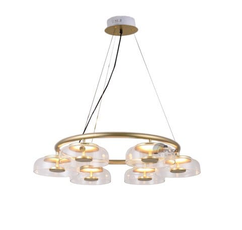 Replica Round Glass Blossi 6 Light Pendant by Nuura Design - Image 2