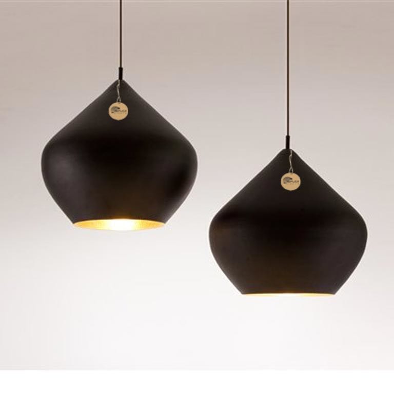 Replica Beat Shade Stout Black Pendant Light by Tom Dixon - Image 2